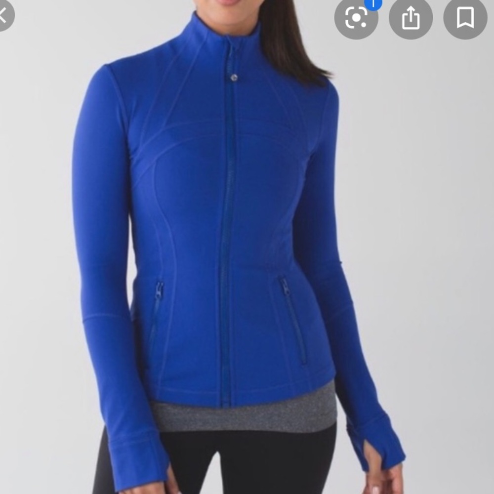 Lululemon Define Jacket in Harbor Blue
